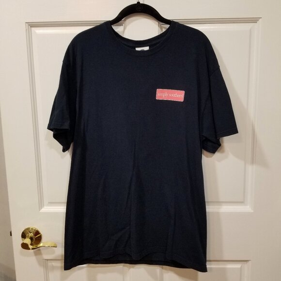 Ladies' Simply Southern S/S Tee with zebra graphic, Size L, EUC - Picture 2 of 10